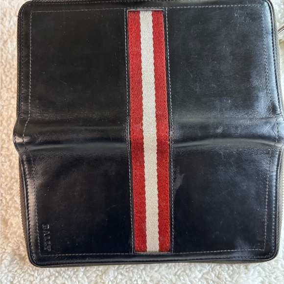 BALLY Baliro Leather Zip Around Wallet Color Multi - Picture 14 of 16